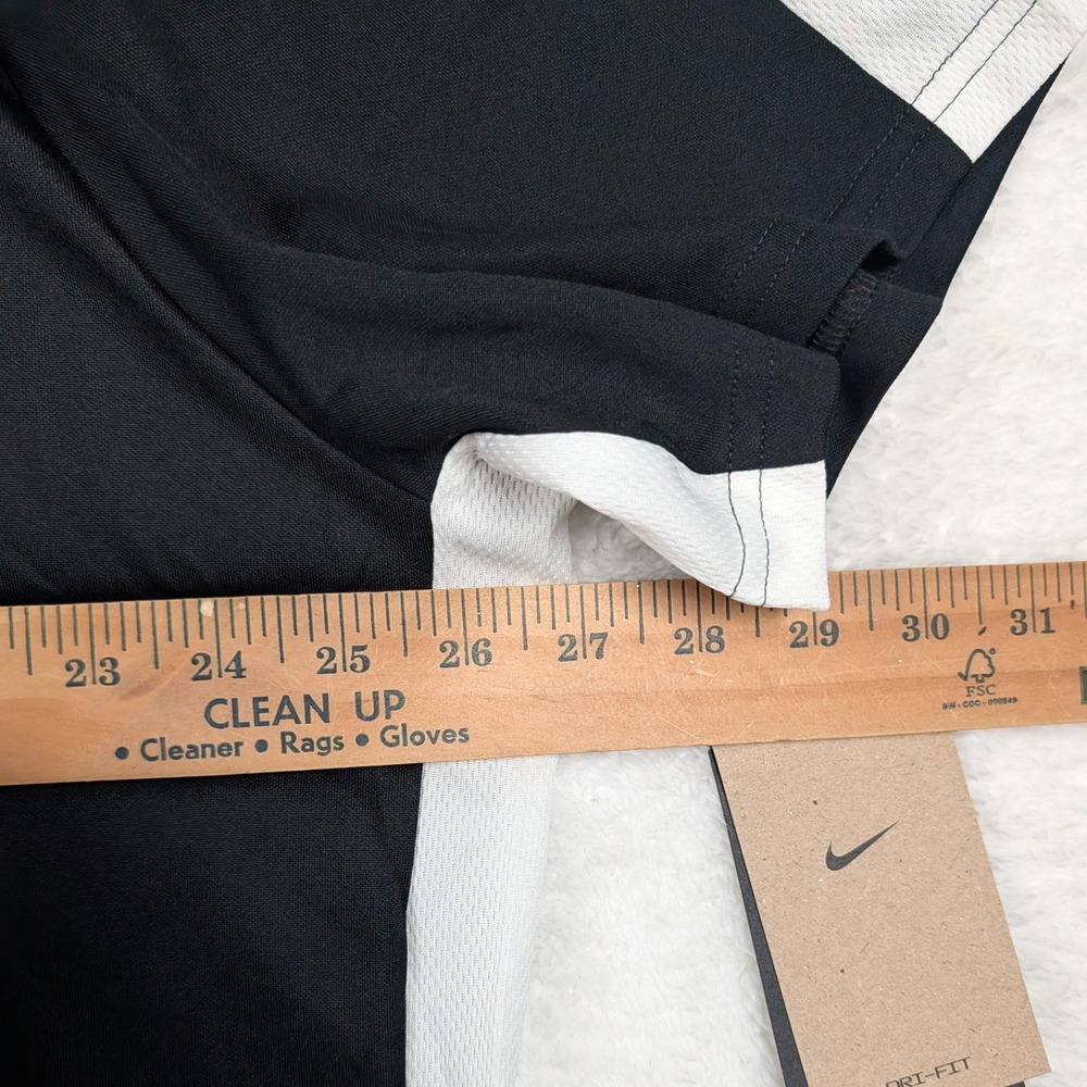 Nike Polo Shirt Mens 3XL Slim Fit Black Dri-FIT Soccer Short Sleeve‎ DR1346-010 - Picture 5 of 8